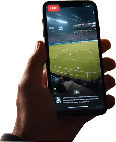 Phone streaming live match